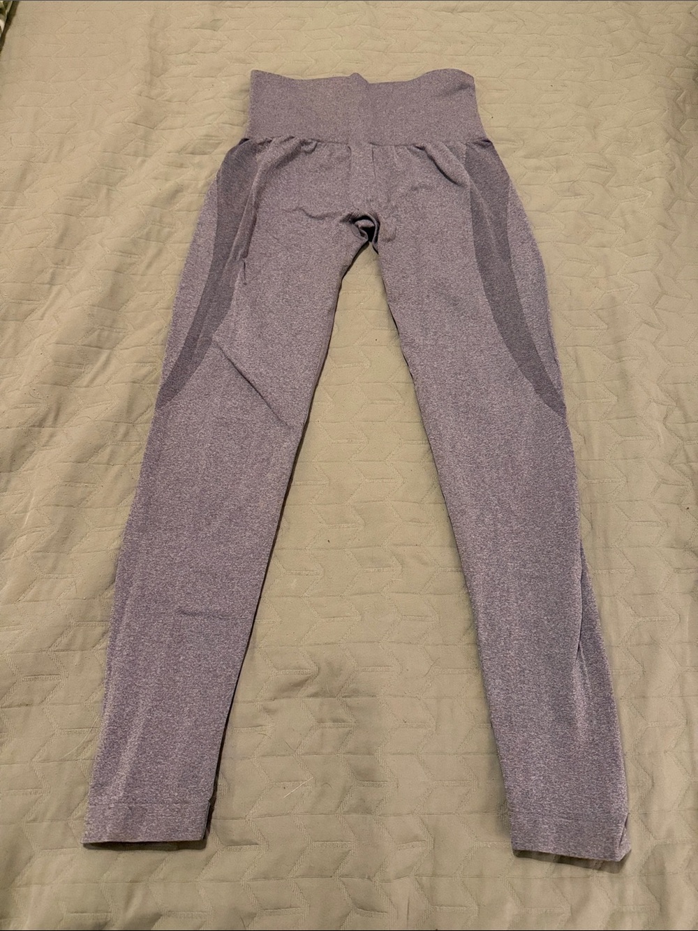 NVGTN Seamless Leggings. High waist. Contour. Gray. Small - Picture 5 of 7